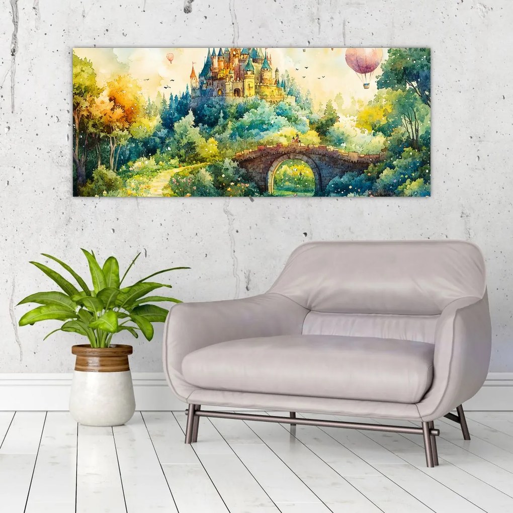 Tablou - Castel de Poveste (120x50 cm)