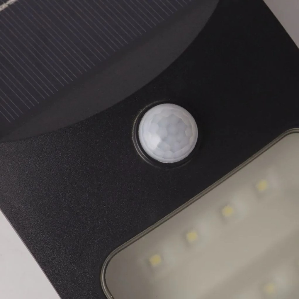 Aplica LED solara de exterior cu senzor de miscare IP44 Solar