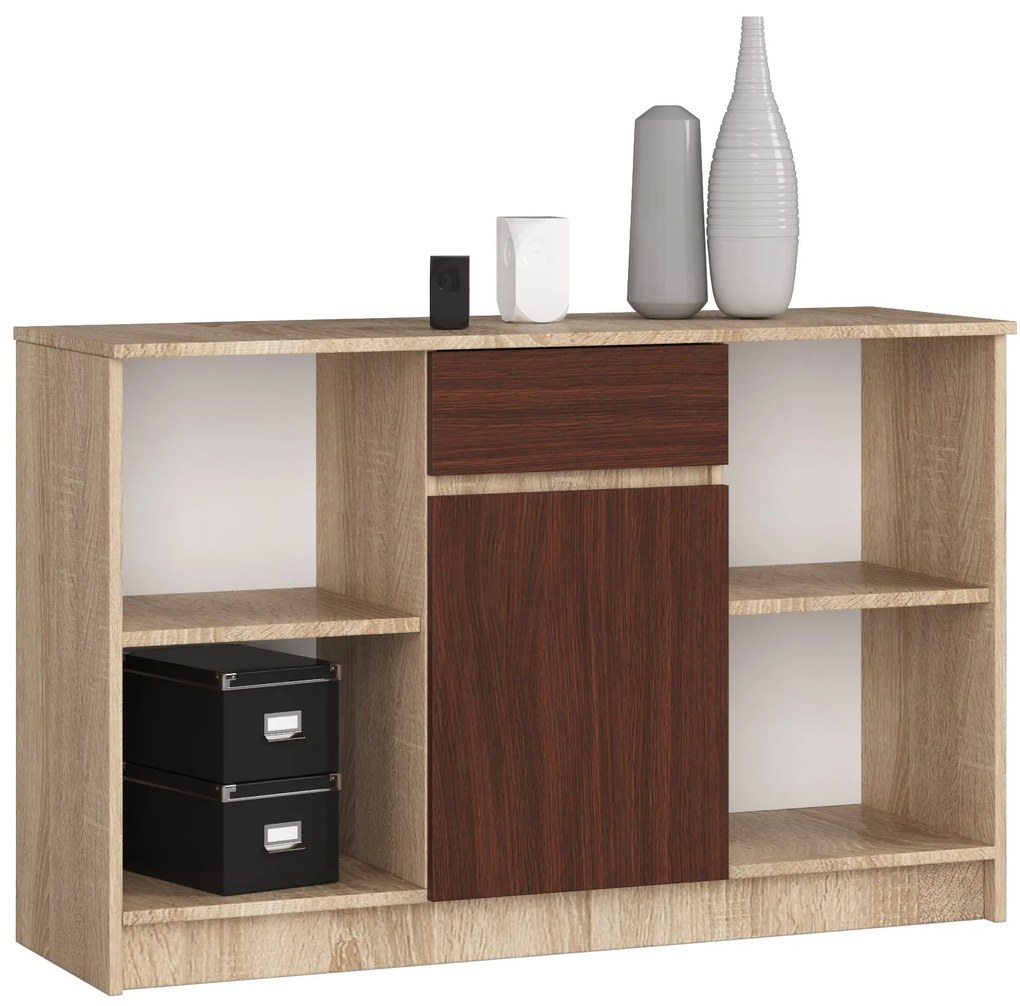 Comodă Briar (Stejar sonoma + wenge). 1069834