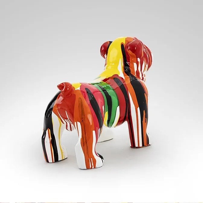 Figurina decorativa buldog pentru interior sau exterior Otto medium