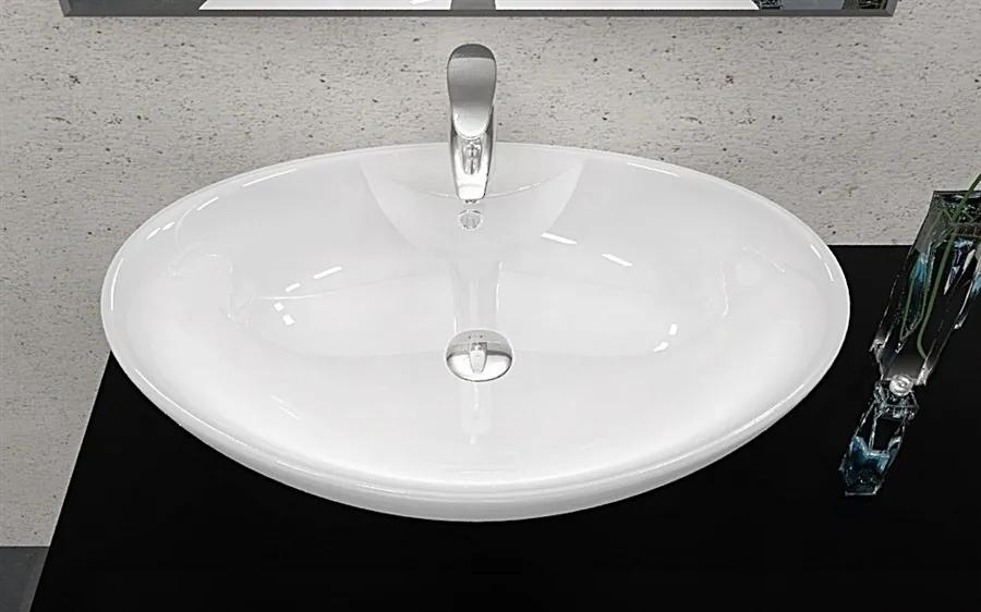 Lavoar Rosa 2 ceramica sanitara Alb – 58,5 cm
