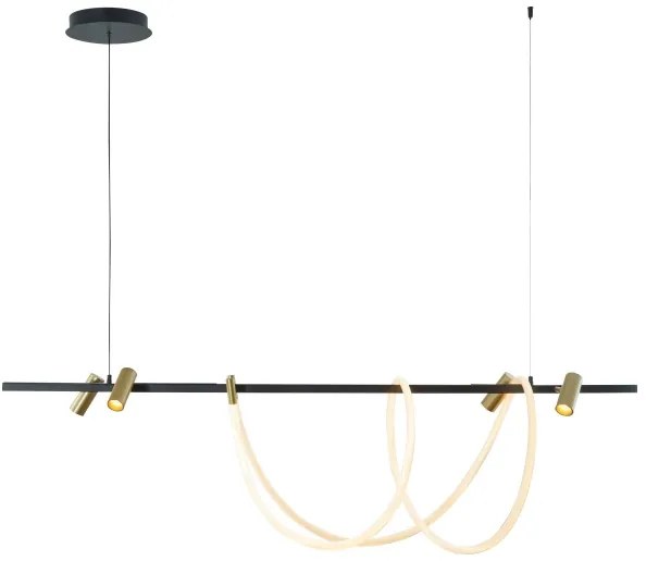 Lustră LED pe cablu Zuma Line 2200277L BALBO LED/67,5W/230V 2700-6000K + telecomandă