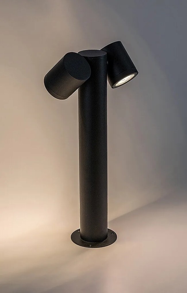 Stalp exterior cu Spoturi directionabile, Protectie IP44, Enol II GU10