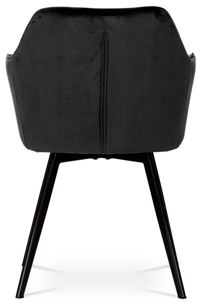 Set de scaune de sufragerie DCH-425 BK4, 2 buc.