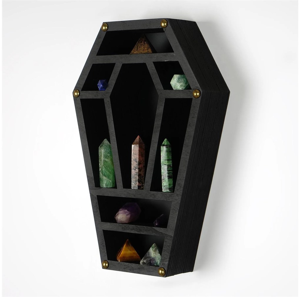 Raft decorativ de perete Ketina 1 (negru) . 1093676