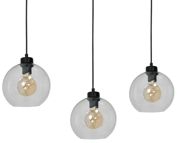 Lustră pe cablu SOFIA 3xE27/60W/230V transparent