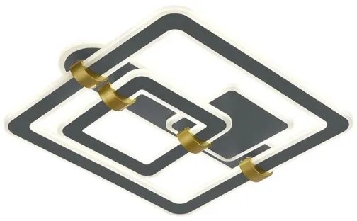 Plafonieră LED dimabilă, 140 W, 230 V, 3000–6500 K, cu telecomandă