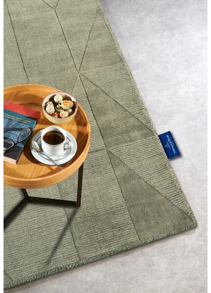 Covor verde țesut manual din lână 190x280 cm Ursule – Villeroy&amp;Boch