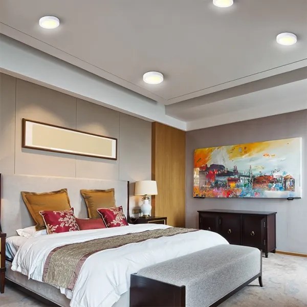 Solight WD170 - Plafonieră LED 12 W, 230 V, 3000/4000/6000 K, Ø 17 cm, albă