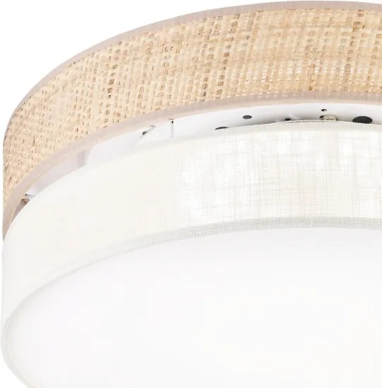 Plafonieră LED SIRJA BOHO LED/36W/230V Ø 45 cm bej/crem