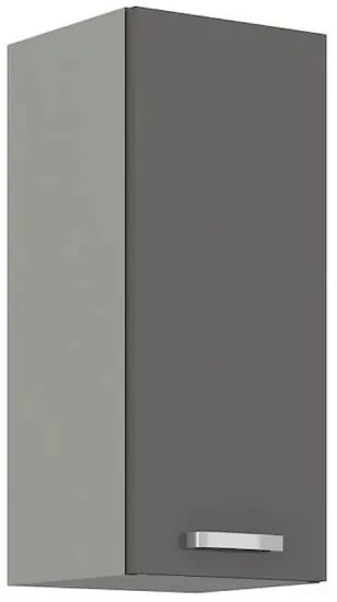 Supermobel Corp superior bucătărie verticală GREY 30 G-72 1F, 30x71,5x31, gri/gri luciu