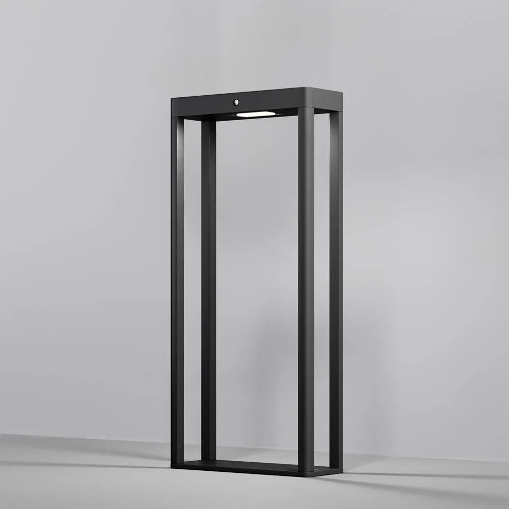 Stalp LED solar cu senzor de miscare pentru exterior IP54 Pir