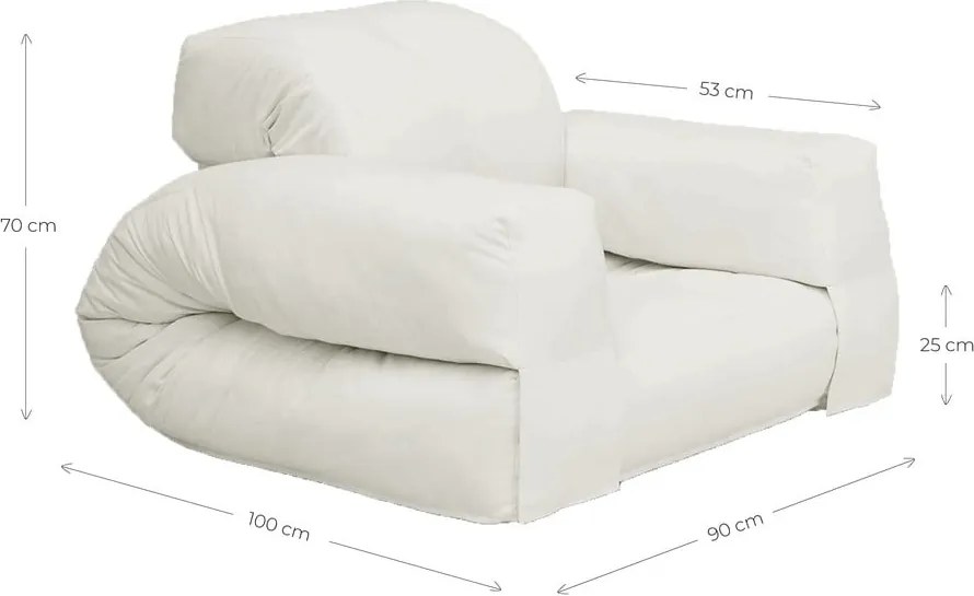 Fotoliu albastru Hippo - Karup Design