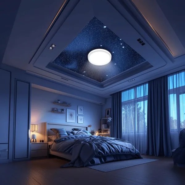 Plafonieră LED RGBW pentru baie Aigostar LED/24W/230V IP44 + telecomandă