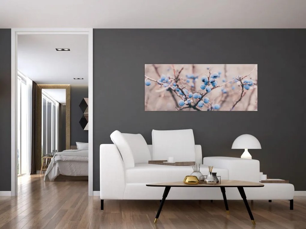 Tablou cu fructe pe tufiș (120x50 cm)