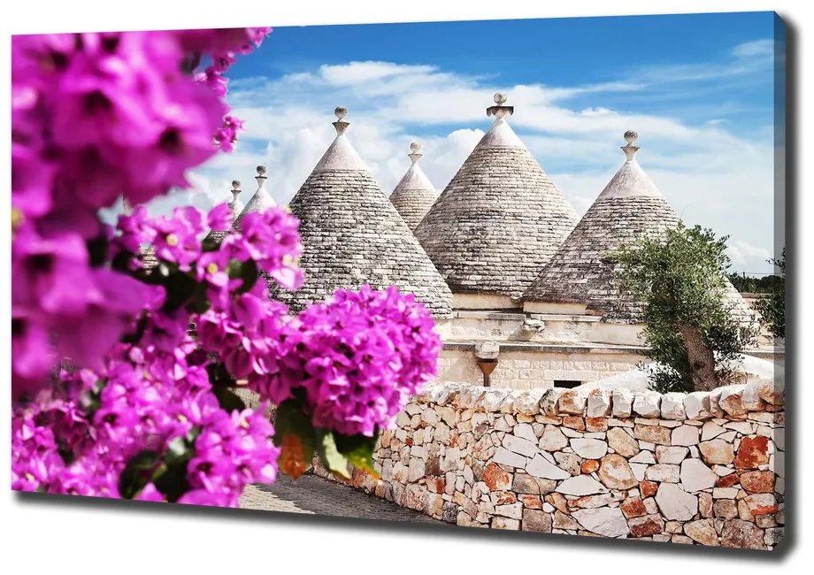 Imprimare tablou canvas Case trulli