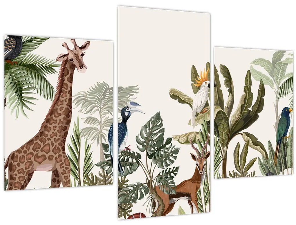 Tablou - Locuitorii africii (90x60 cm)