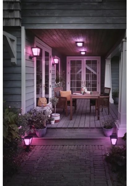 Philips - LED RGB Aplică perete exterior Hue ECONIC LED/15W/230V IP44