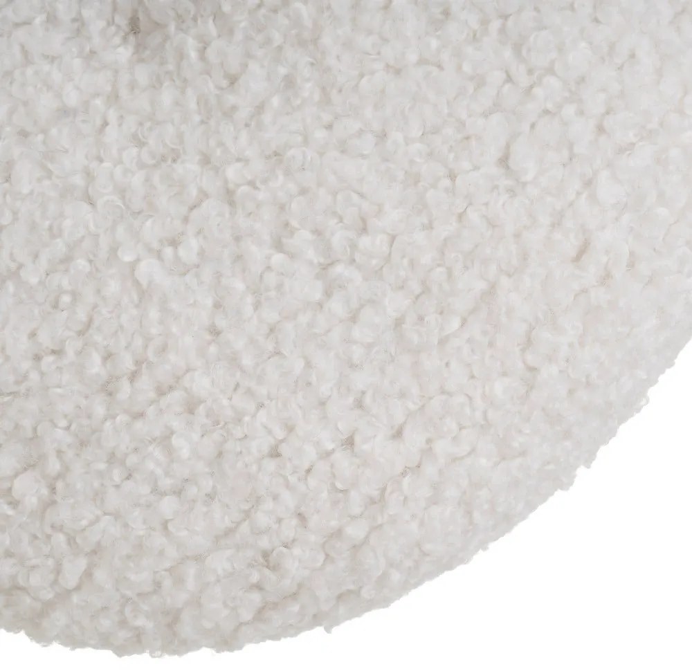 Pernă decorativă din sherpa ø 40 cm Sherpa – Casa Selección