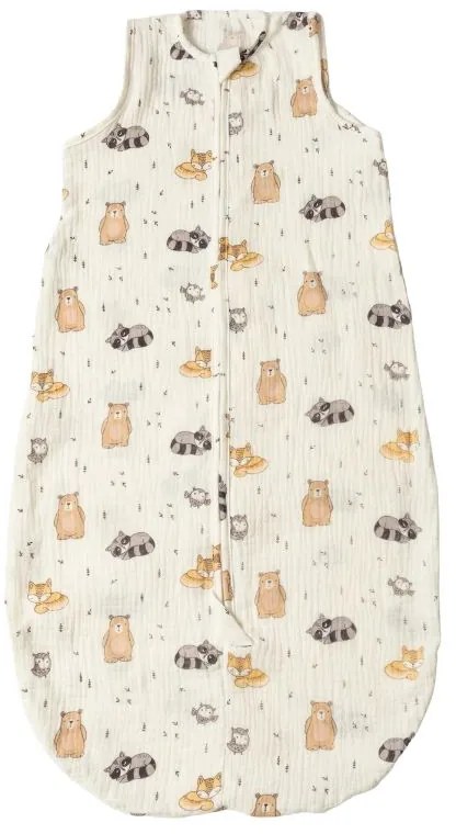 Sac de dormit de vara pentru copii din muselina dubla 3-18 luni Cuddly Buddies, 0.3 tog