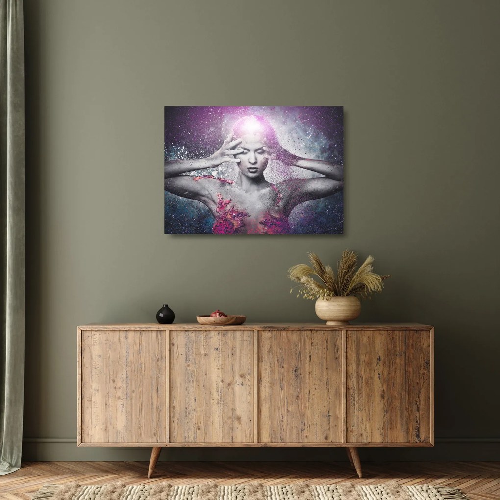 Tablou pe sticlă - Energie (70x50 cm)