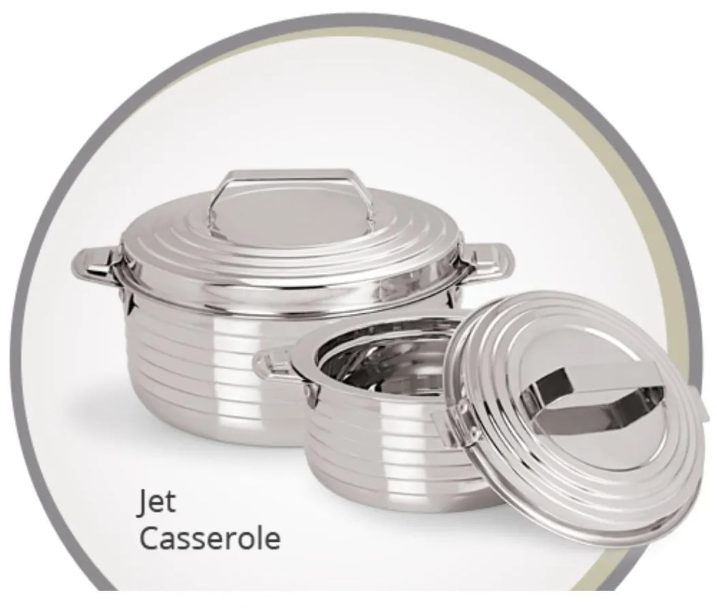 Caserola Termos din Inox JET 1.5 Litri