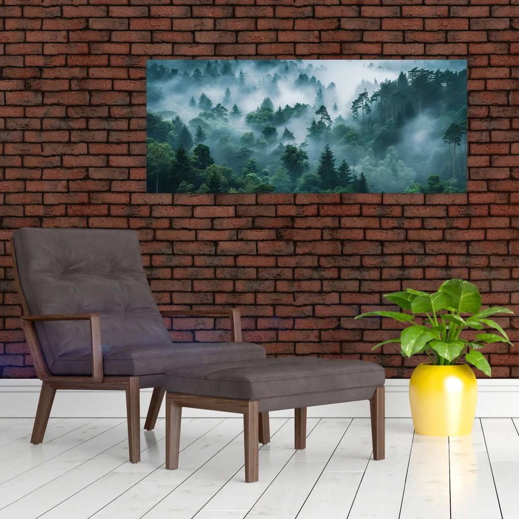 Tablou - Pădure în Ceață (120x50 cm)