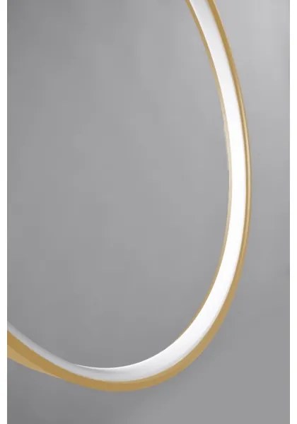 Lustră LED pe cablu RIO LED/30W/230V CRI90 3000K d. 55 cm auriu Thoro TH.220