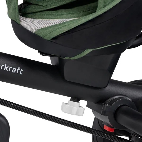 Tricicletă pentru copii KINDERKRAFT SELECT SPINSTEP Premium verde