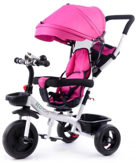 Tricicletă pentru copii cu scaun rotativ Rose