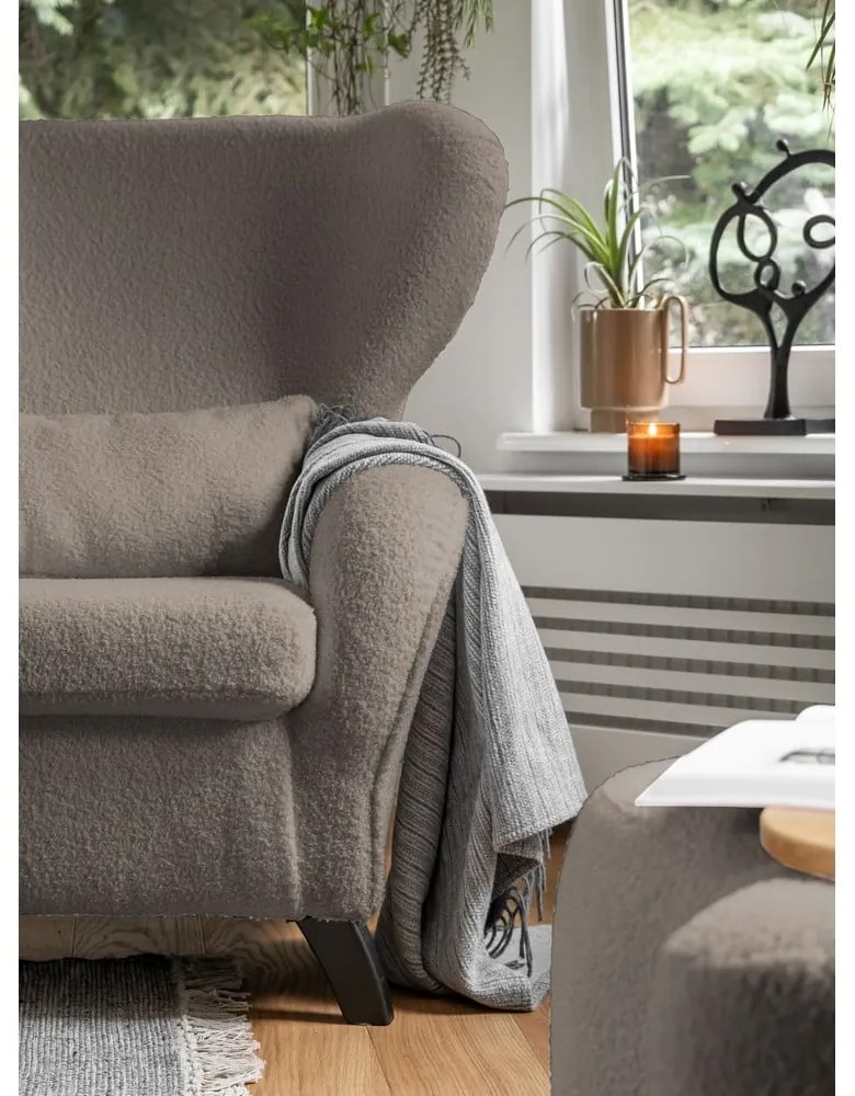 Fotoliu cu spătar înalt Miuform Miuf, maro