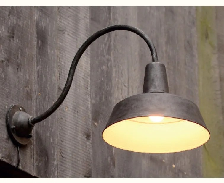 Aplica iluminat exterior din fier forjat design industrial WL 3604