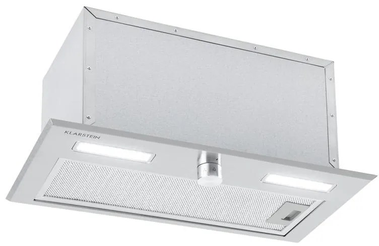 Klarstein Simplica, hotă, încorporat, 52 cm, extracție aerului: 440 m³ / h, LED, oțel inoxidabil