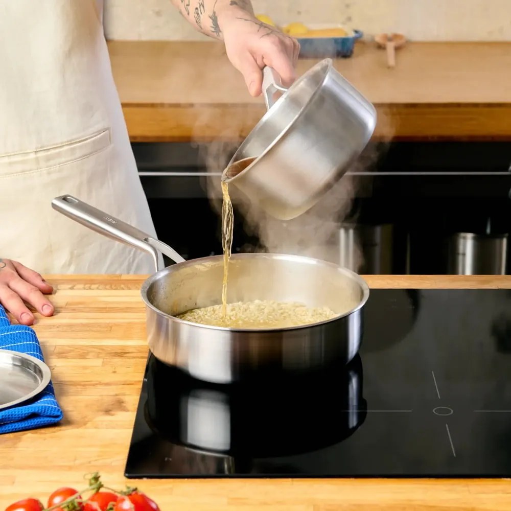 Tigaie cu capac din oțel inoxidabil ø 24 cm Lucca 3.0 – FABINI