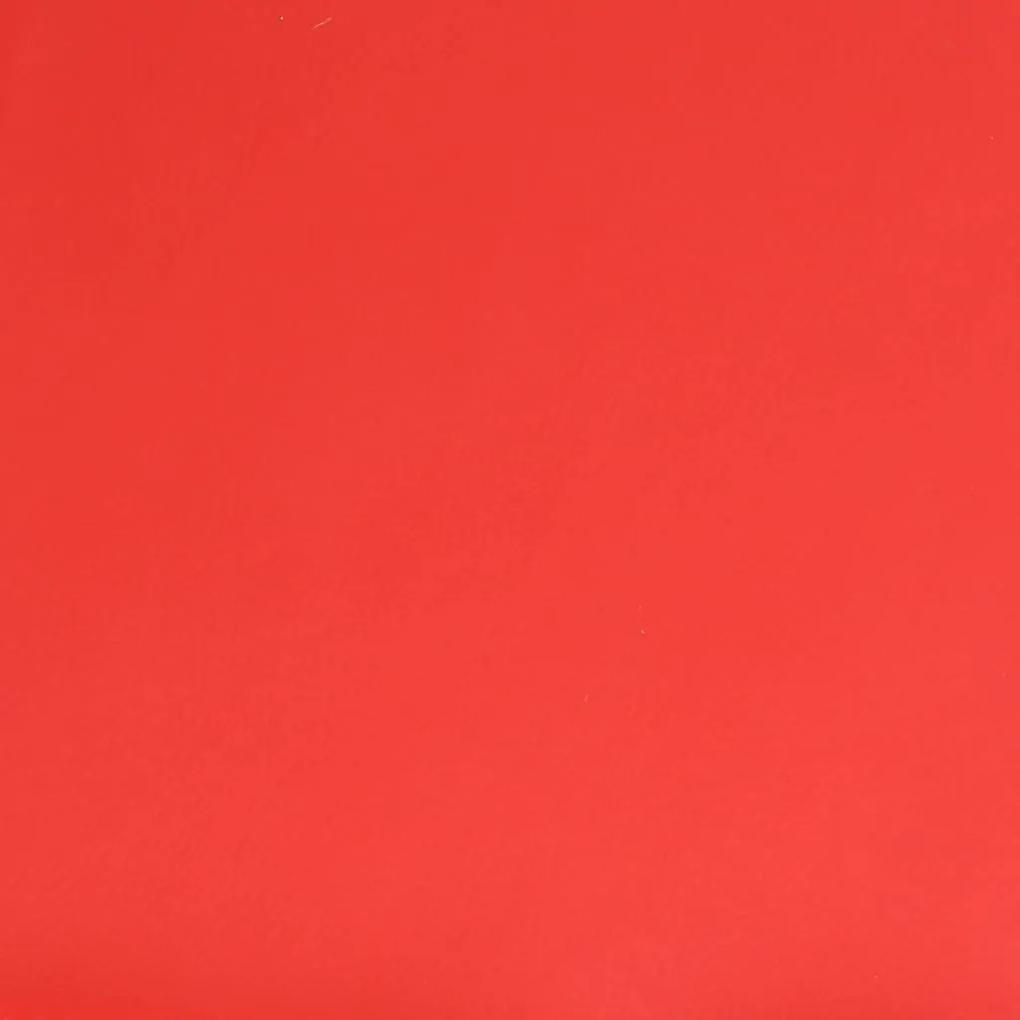 Taburet, rosu, 60x60x39 cm, material textil Rosu