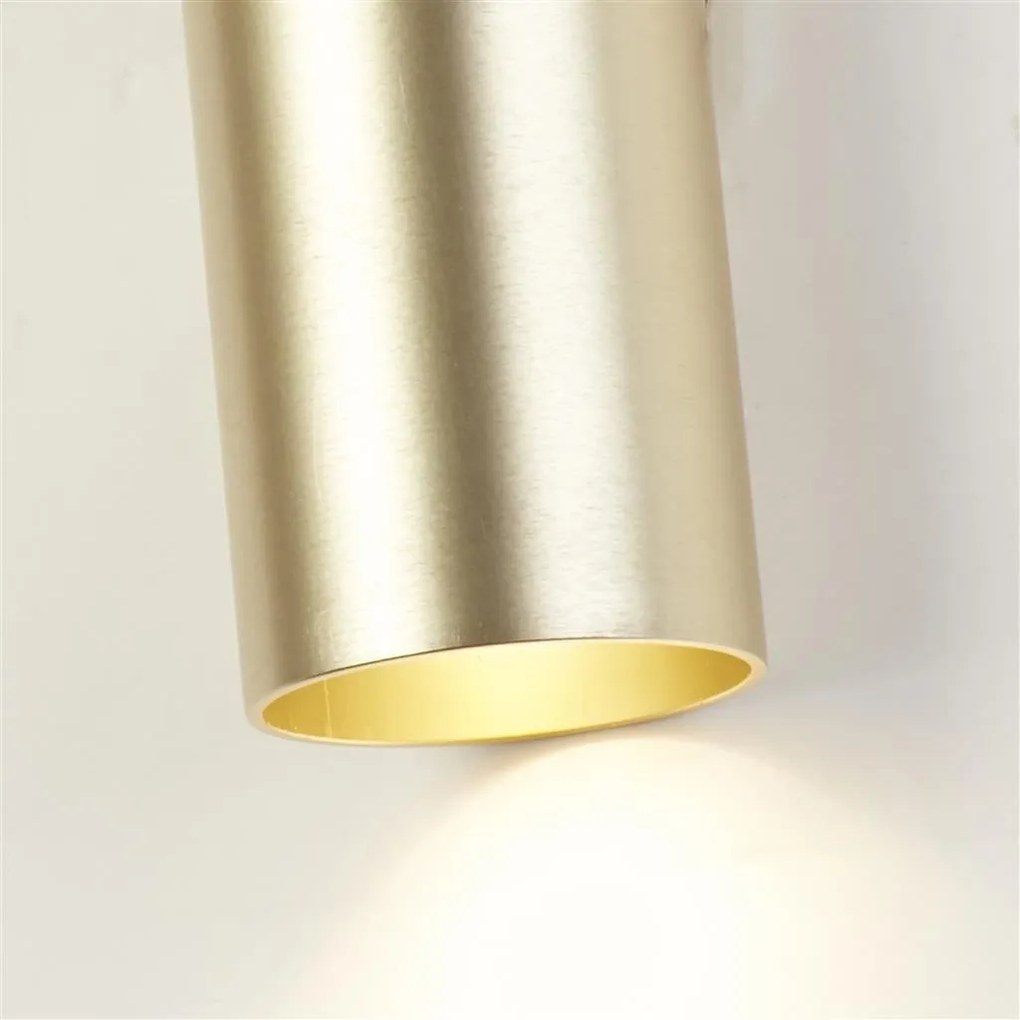 Aplica iluminat ambiental metal auriu Cyls 2
