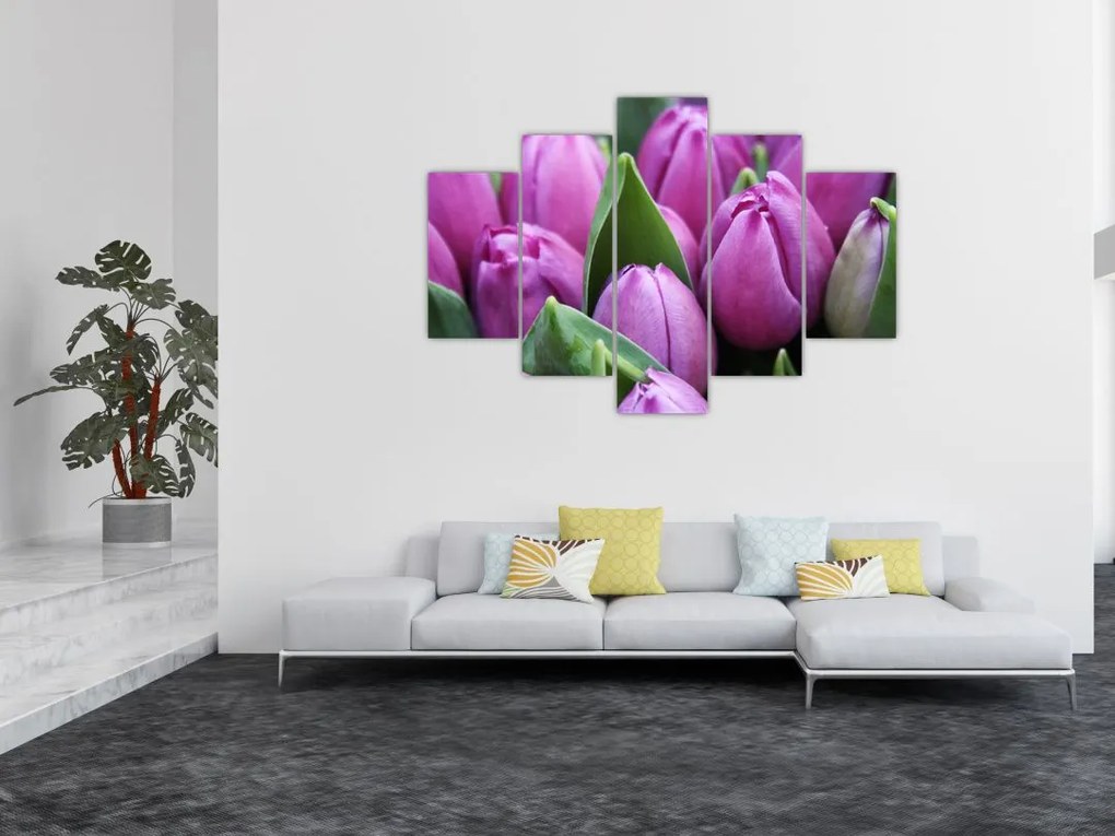 Tablou - florile lalelelor (150x105 cm)
