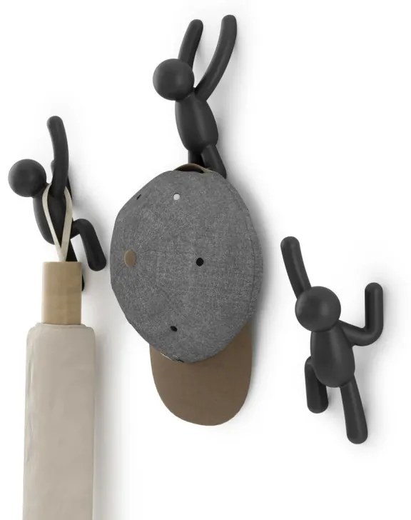 Cuier Umbra Buddy set 3 omuleti black