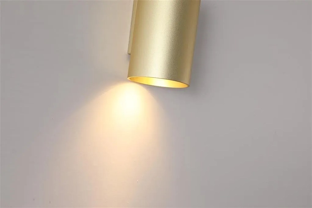 Aplica iluminat ambiental metal auriu Cyls