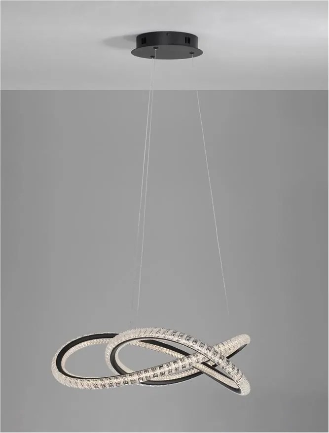 Lustra LED suspendata moderna design elegant GINEVRA 56W