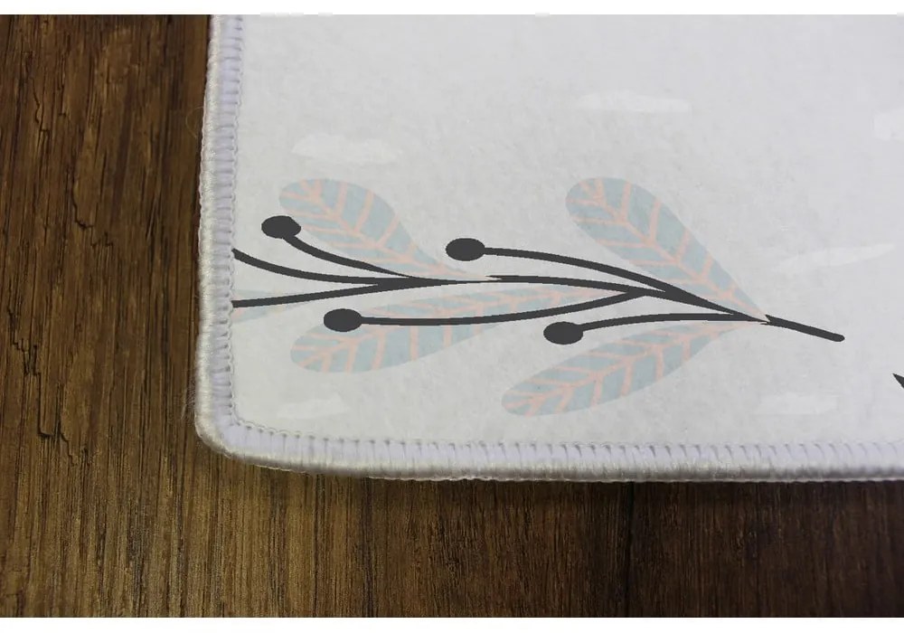 Covor antiderapant pentru copii Homefesto Forest, 80 x 120 cm