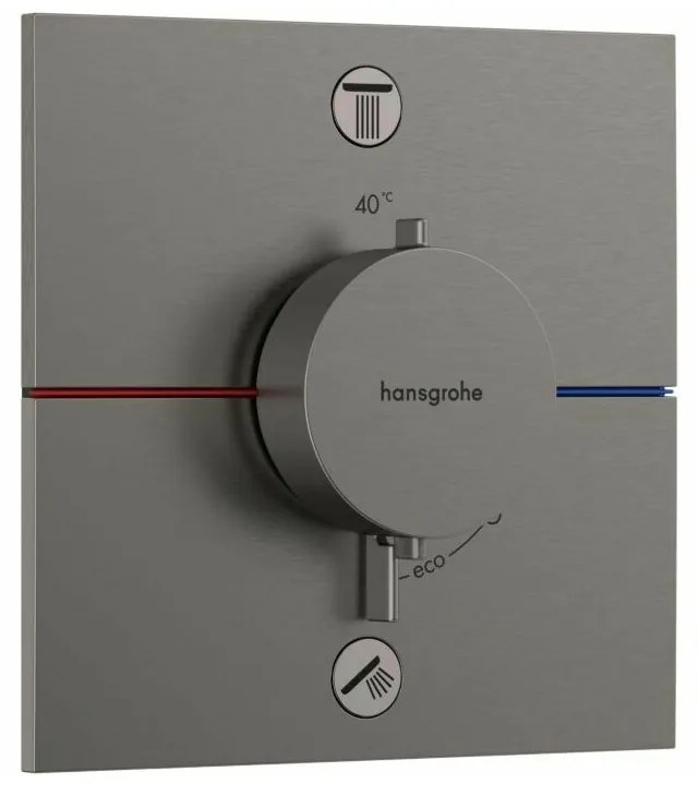 Baterie dus termostatata incastrata crom periat Hansgrohe ShowerSelect Comfort E 2 functii EN1717