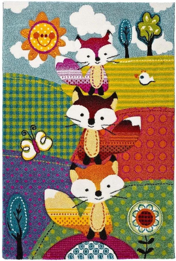 Covor pentru copii Universal Foxes, 120 x 170 cm