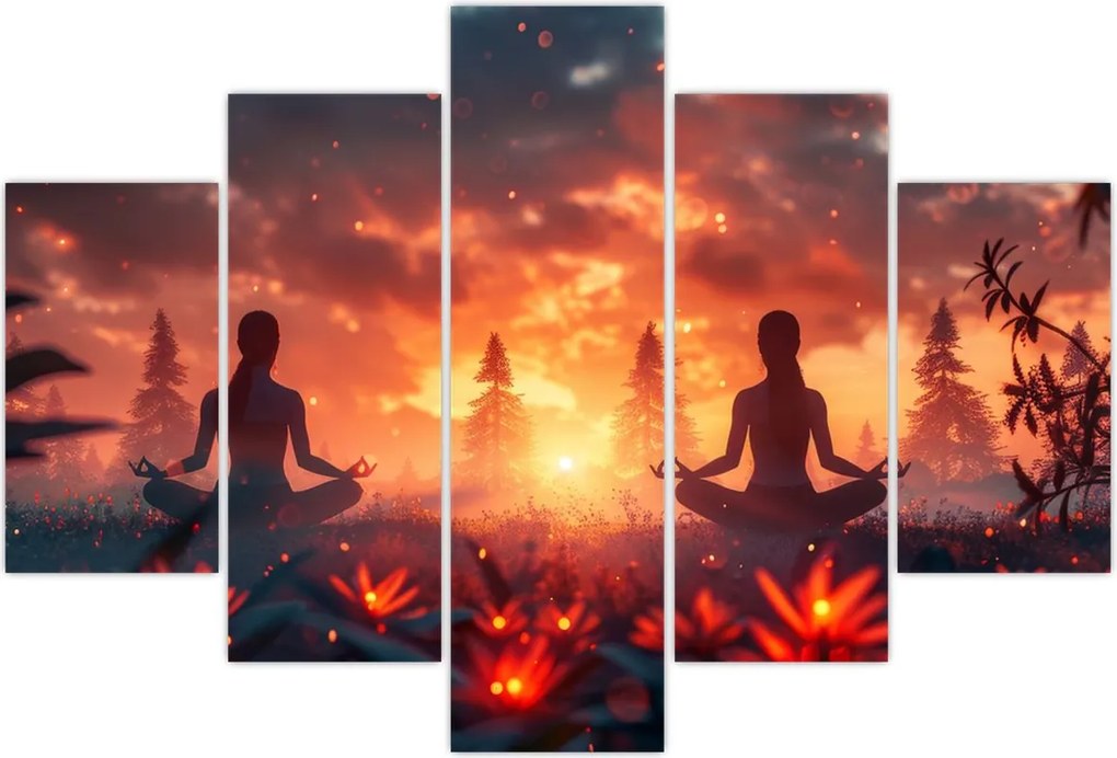 Tablou - Yoga în natură (150x105 cm)