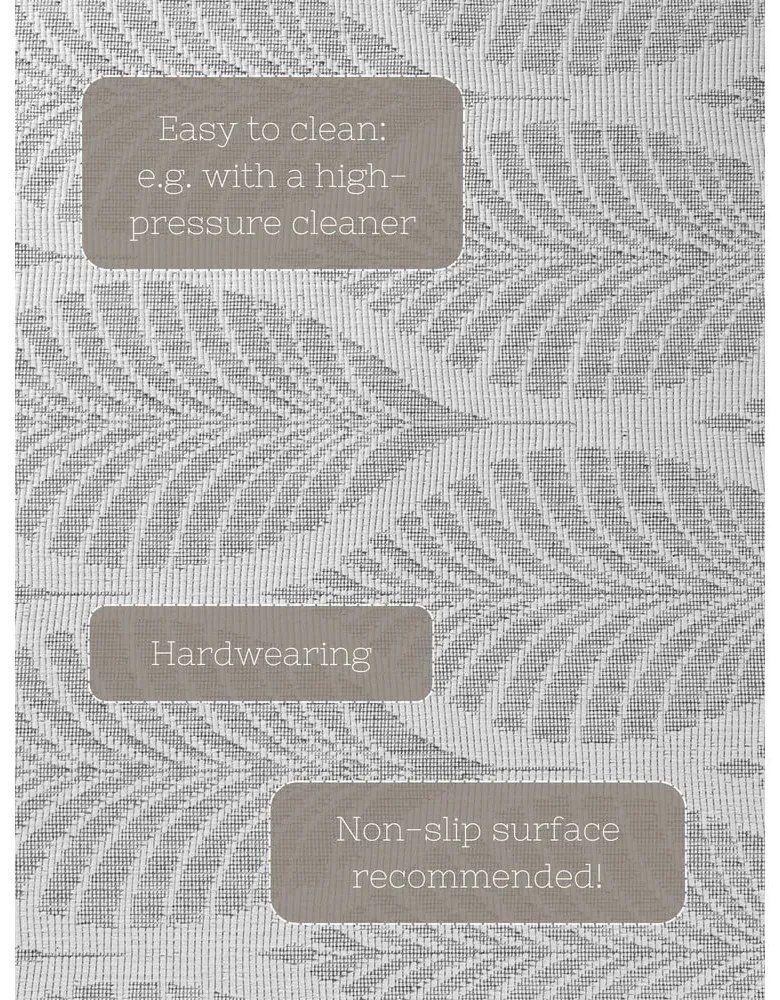 Covor pentru exterior și interior gri/fildeș 160x230 cm Duet Liora – NORTHRUGS