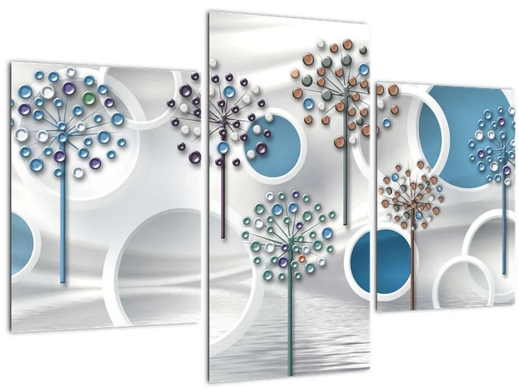 Tablou abstarcției artistice (90x60 cm)