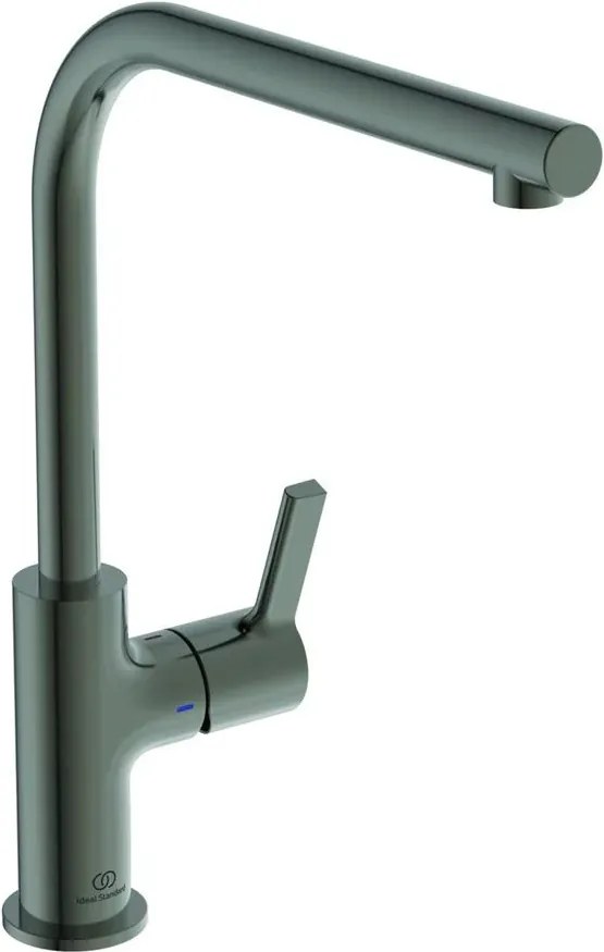 Baterie bucatarie Ideal Standard Gusto 303 pipa rotativa gri Magnetic Grey