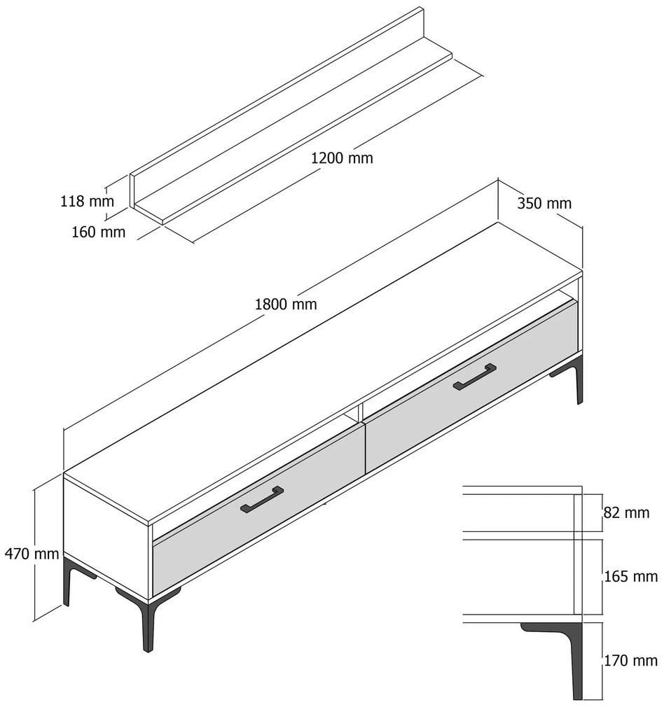 Mobilier living India (Nuc + Negru). 1072728