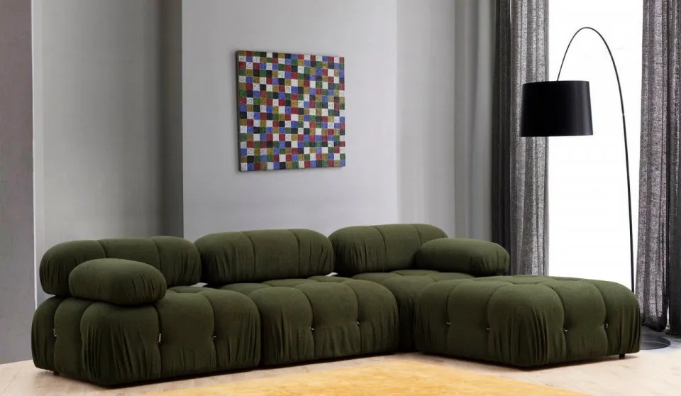 Fotoliu Modular Bubble R1, Verde