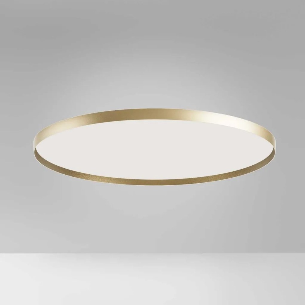 Plafoniera LED design slim ACELIA 80cm, auriu, alb sau negru